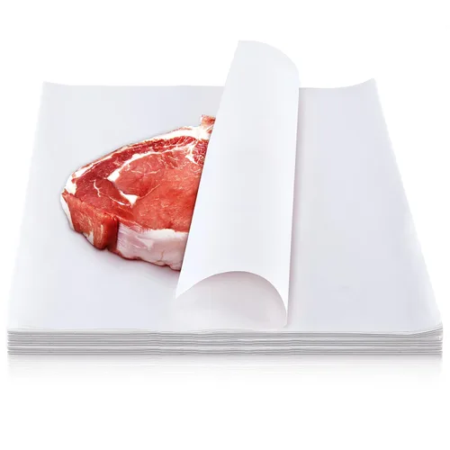 Miniatura 8 de Papel de carnicero blanco para sublimación, hojas de papel de carnicero desechables, hojas cuadradas para carne precortadas, sin cera para prensa