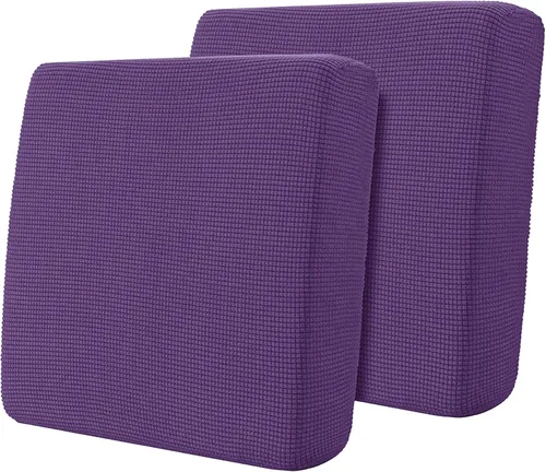 Miniatura 10 de Hokway Funda elástica protectora deslizante para cojines/sofá Gris claro