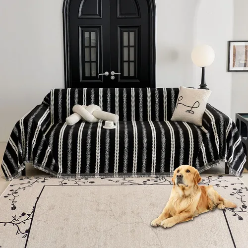 Miniatura 27 de HAOMAIJIA Funda de sofá antideslizante para sofá de 2 cojines, fundas de sofá seccionales lavables para perros y mascotas, protector de muebles