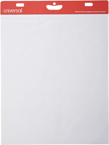 Miniatura 7 de Universal 35603 Almohadillas de caballete autoadhesivas, sin rayas, 25 x 30, color blanco, 30 hojas (caja de 2 almohadillas)