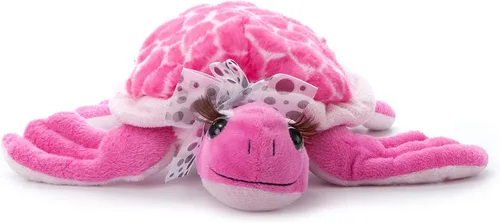 Miniatura 2 de The Petting Zoo, Lash'z - Peluche de tortuga marina rosa, regalos para niñas, juguete de peluche de 12 pulgadas