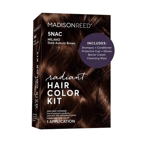Miniatura 31 de Madison Reed - Kit de color de cabello radiante, tinte permanente para el cabello, 100 % cobertura de canas, sin amoníaco, castaño Catania 5NGM