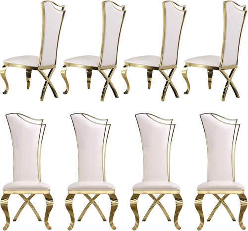 Miniatura 25 de ACEDÉCOR Juego de 2 sillas de comedor de terciopelo, sillas de cocina tapizadas de lujo negras con respaldo alto aerodinámico, modernas y hermosas