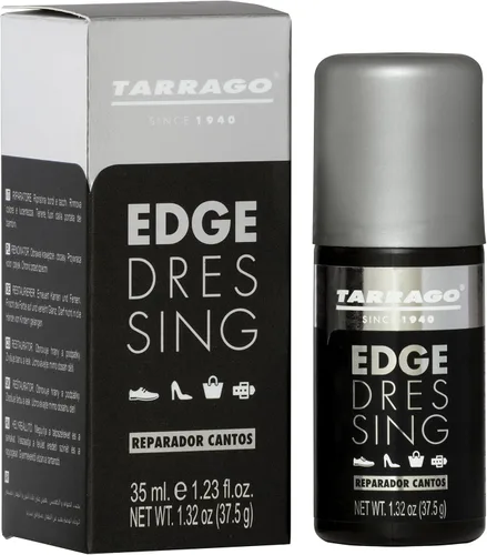 Tarrago Tinte para zapatos de vestir de borde – 1.5 onzas líquidas de suela y talón para vendaje, reparaciones y color para zapatos de cuero Bordes