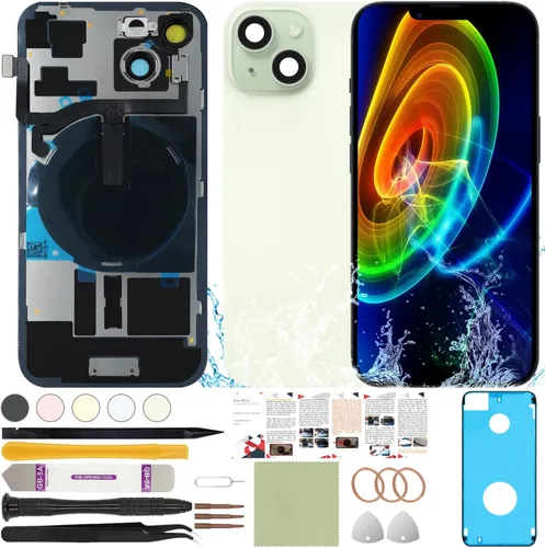 Miniatura 35 de Funda trasera de repuesto compatible con iPhone 8 de 4.7" + Herramientas profesionales (Gris espacial)