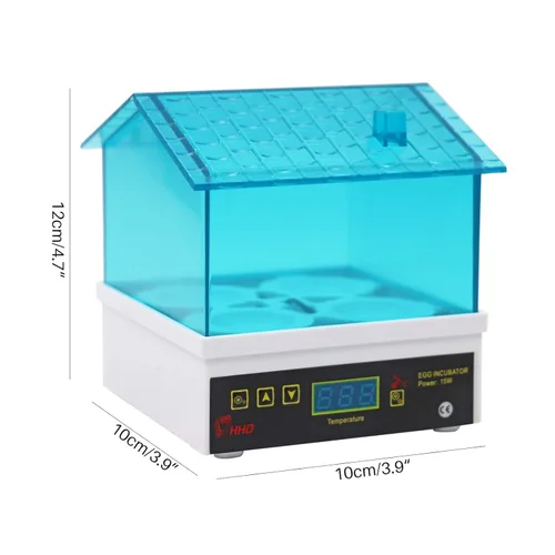 Miniatura 2 de Incubadora de huevos digital con eclosión de huevos pequeña casa con control de temperatura automático digital máquina profesional de incubación