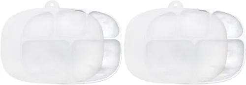 Miniatura 7 de Bumkins Plato de succión para niños pequeños y bebés, plato de agarre dividido para bebés y niños, destete LED para bebés, suministros