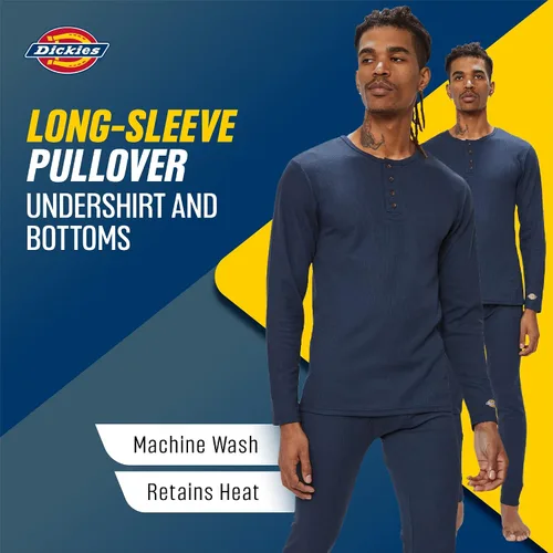 Miniatura 4 de Dickies Conjunto de ropa interior térmica para hombre, 2 piezas, capa base para clima frío para hombre