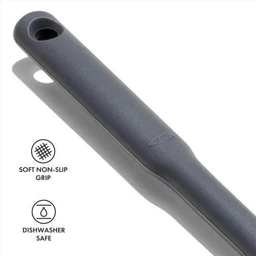 Miniatura 5 de OXO Good Grips - Cuchara ranurada de silicona, talla única, grano de pimienta