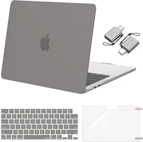 Miniatura 20 de Mosiso Funda para MacBook Air de 13 y 13.6 pulgadas, 2024, 2023 y 2022, M3 A3113, M2 A2681, Touch ID, carcasa rígida, cubierta de teclado, protector