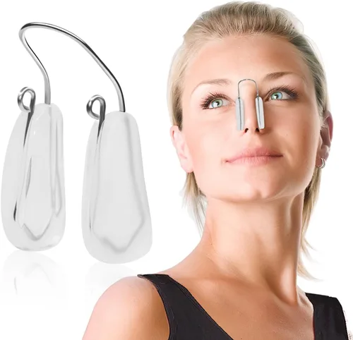 Miniatura 8 de FERNIDA Moldeador de nariz para mujeres y niñas, clip más delgado de nariz de silicona suave, sin dolor, alisador de nariz
