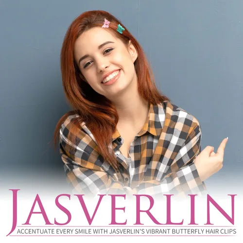 Miniatura 7 de JASVERLIN Pinzas para el cabello de mariposa coloridas, lindas pinzas pequeñas para niñas, Y2K 90s para niños y mujeres, mariposas, accesorios