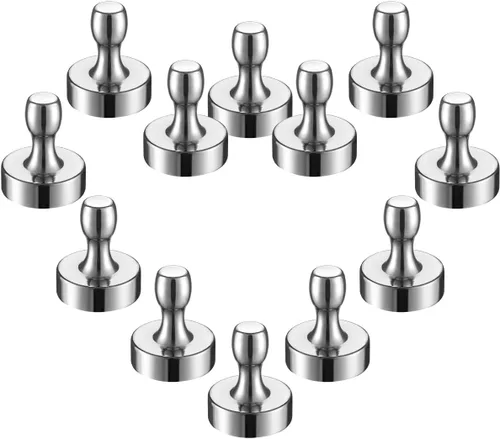 BTLIN Imanes de Nevera Extra Fuertes, Alfileres Magnéticos Grandes y de Alta Resistencia para Cocina, Refrigerador, Tablero de Anuncios de Metal,