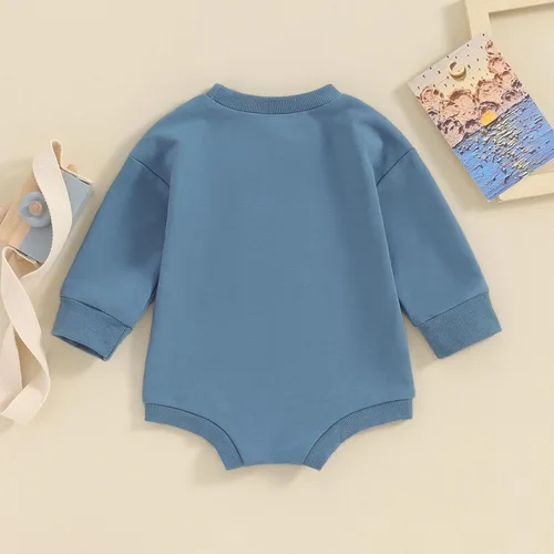 Miniatura 6 de Frietlebird Big Brother Little Brother - Conjunto de sudadera con cuello redondo para bebé y niño, ropa de otoño