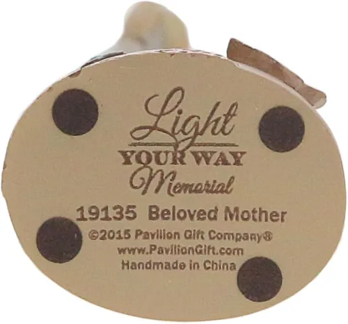 Miniatura 9 de Pavilion Gift Company 19135 Light Your Way - Figura conmemorativa de la madre ángel amada, 5-1/2 pulgadas, marrón