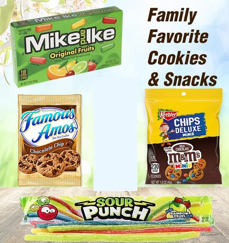 Miniatura 4 de Cesta de regalo para noche de juegos en familia – Paquete de juegos de cartas y mesa, máquina de palomitas, palomitas, galletas, caramelos salados