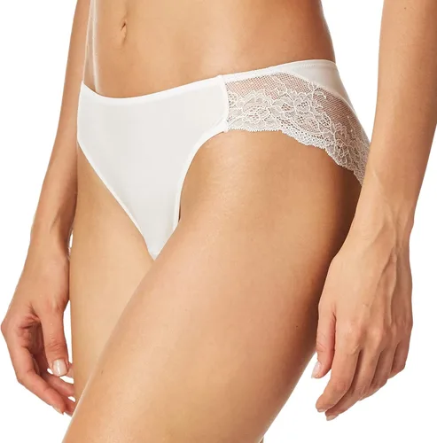 Miniatura 3 de Maidenform Bragas Comfort Devotion con parte trasera con encaje tipo tanga para mujer, 8, Blanco