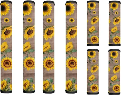 Miniatura 19 de America250 - Juego de 8 fundas antideslizantes para manijas de puerta de refrigerador, 4 de julio de 2026, protectores para nevera, horno, mantener