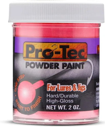 Miniatura 19 de Pro-Tec Pintura en Polvo para Jigs y Señuelos, Pintura para Señuelos de Pesca de Cabeza de Jig Resplandor verde brillante