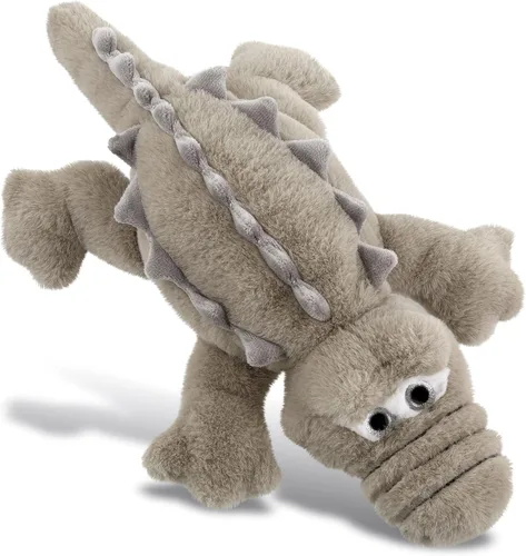 Miniatura 9 de DolliBu Animal de peluche de cocodrilo – Suave peluche abrazable de cocodrilo verde sentado adorable juguete de peluche, lindo regalo de animales