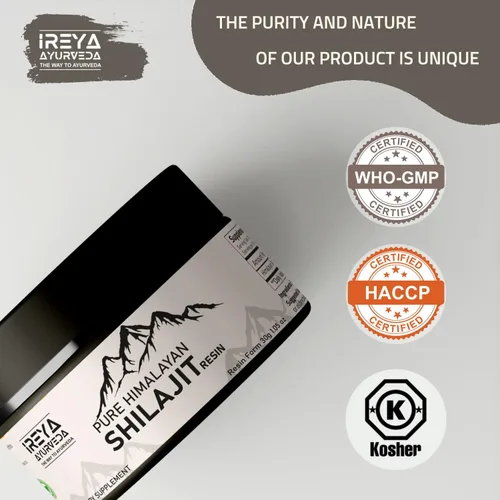 Miniatura 6 de Himalaya Shilajit Resina pura y original 1.05 oz (1.05 onzas) - Suplemento de hierbas ayurvédicas 100% natural para hombres y mujeres, aumenta