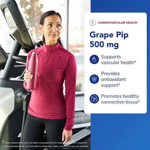 Miniatura 3 de Pure Encapsulations Grape Pip 500 mg Apoya la salud vascular* 120 cápsulas