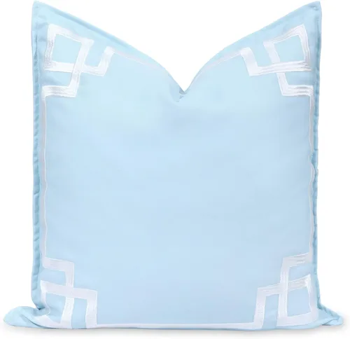 Miniatura 8 de Hofdeco Premium Funda de almohada lumbar para interiores y exteriores, 12 x 20 pulgadas, repelente al agua para patio trasero, sofá, bloque