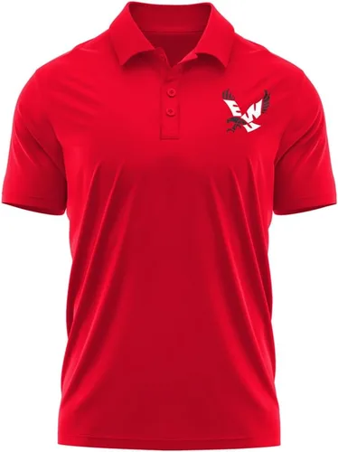 Miniatura 269 de Camisa polo deportiva oficial de la NCAA Collegiate para hombre, colección con logotipo en el pecho izquierdo