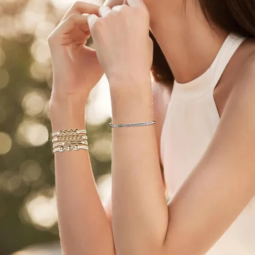 Miniatura 7 de Lazos para el cabello sin daños, accesorios para el cabello, 8 piezas prácticas elásticas lindas bandas para el cabello, joyería de moda para cola