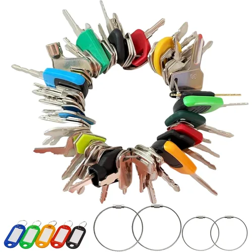 Miniatura 12 de 11 llaves maestras de equipo pesado, llaves de máquina de construcción para Cat 5P8500 JCB 14607JD Hyster 166 Komatsu 787 montacargas Toyota Bobcat