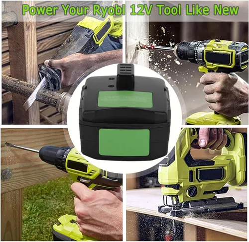 Miniatura 6 de Batería de 12V 3.0Ah compatible con RYOBI CB120L CB121L BPL-1220 130503001 130503005 BS12CA BID-1201 CAH120LK CD100 BID-1201, para batería RYOBI