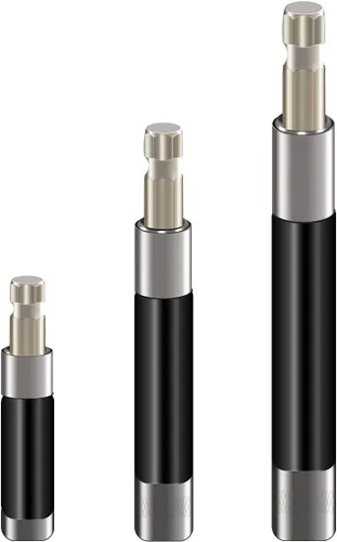 KATUR Soporte de broca de extensión de destornillador magnético de liberación rápida, adaptador de varilla de conexión de vástago hexagonal de 1/4