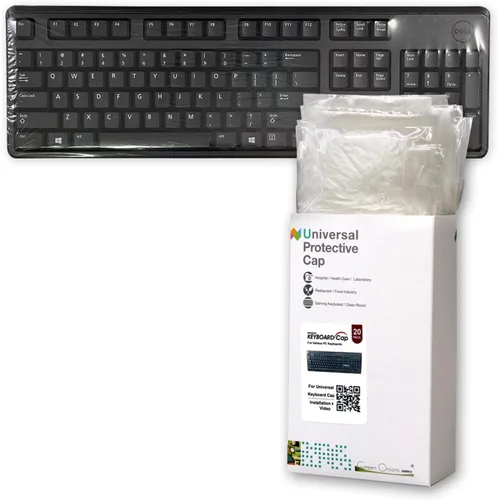 Miniatura 13 de Estilo plano totalmente cubierto, fácil de desinfectar, universal, de 0.001 in, lavable, excelente sensación táctil, impermeable, antipolvo