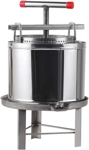 Miniatura 11 de Aimee-JL Extractor de prensa de miel de abeja grande, prensador de cera de abeja, manual para el hogar, máquina de apicultura, uva, jugo de frutas