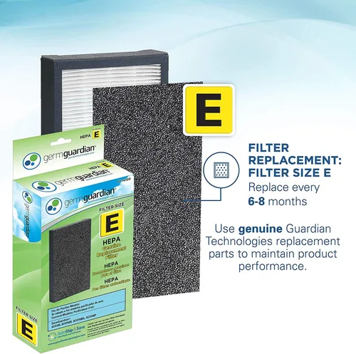 Miniatura 10 de Germ Guardian - Purificador de aire con filtro HEPA Guardian Technologies GermGuardian Filtro de repuesto HEPA original FLT4100