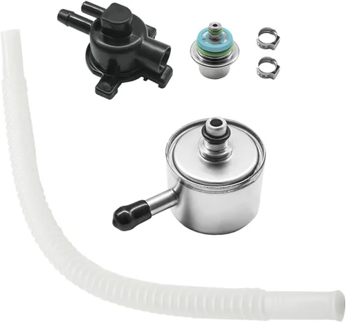 Regulador de presión de combustible 27408-01 para modelos Harley EFI 2001-2012, reemplazo 61001-01,62373-01 (con carcasa + filtro de combustible)