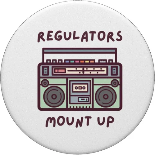 Miniatura 3 de Regulators Mount Up 90s Letras de hip-hop de la vieja escuela PopSockets intercambiables PopGrip