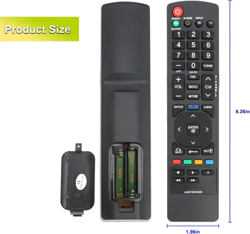 Miniatura 5 de AKB72915239 - Control remoto de repuesto para LG LCD LED TV 37LK450 42LK450 47LK450 42LK520 47LK520 42PW350U 50PW350U 42PW350R 50PW350R 42LW50000