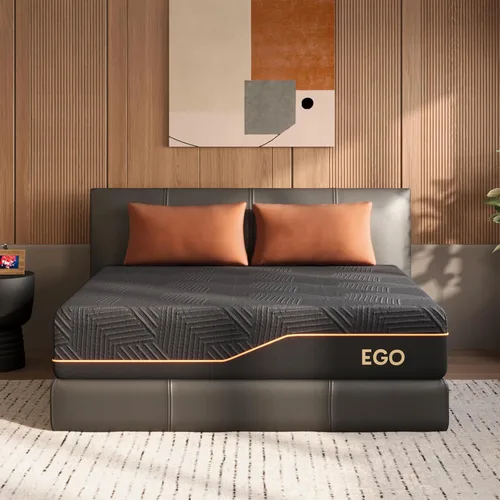 Miniatura 11 de EGOHOME - Colchón de espuma viscoelástica individual de 10 pulgadas para dolor de espalda, cama de gel de cobre refrescante en una caja, espuma