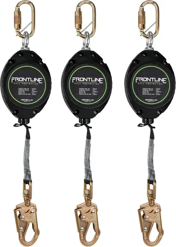 Miniatura 16 de Frontline RPW11 Web de una sola pierna SRL con extremo de gancho de acero Cumple con OSHA y ANSI SRL Duradero, ligero y compacto Cincha sin
