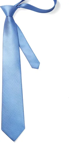 Miniatura 323 de HISDERN Conjunto de corbata a cuadros a cuadros pañuelo tejido clásico formal para hombre corbata y bolsillo cuadrado