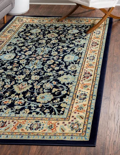 Miniatura 74 de Unique Loom Colección Sialk Hill - Alfombra de área Washington (7' 10" x 10' Rectángulo Burdeos/Crema)