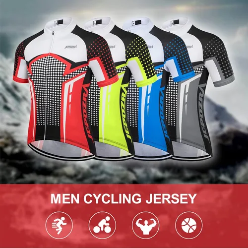 Miniatura 5 de Camisetas de ciclismo de verano para hombre, de manga corta, de secado rápido, para ciclismo de montaña, para carreras, traje de ciclismo