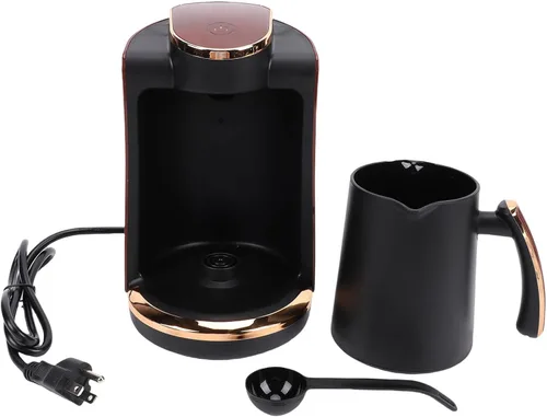 Yosoo Cafetera de bebidas calientes de 550 W, máquina turca eléctrica de una sola taza con capacidad de 8.5 fl oz, ideal para el hogar, la oficina y
