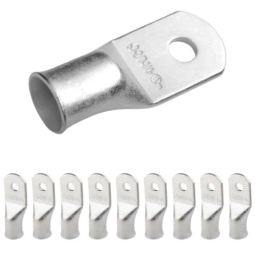 Miniatura 124 de SELTERM 5 piezas terminales de cable de cobre estañado 1/0 AWG perno de 1/2", extremos de cable de batería, terminales de anillo, conectores