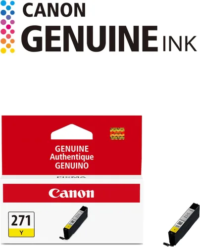 Miniatura 8 de Canon CLI-271 Amarillo compatible con impresoras TS5020, TS6020, TS8020, TS9020 (paquete de 2)
