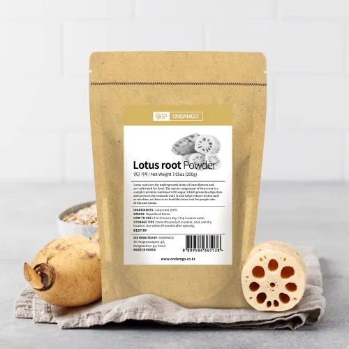 Miniatura 3 de Polvo natural coreano de raíz de loto 200g - 7.05 oz (polvo de raíz de loto)