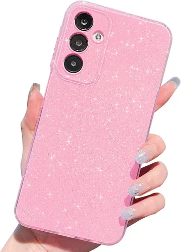 Miniatura 74 de MINSCOSE Funda compatible con Samsung Galaxy A14 5G, bonita funda delgada con purpurina fina, a prueba de golpes, de TPU para mujeres y niñas
