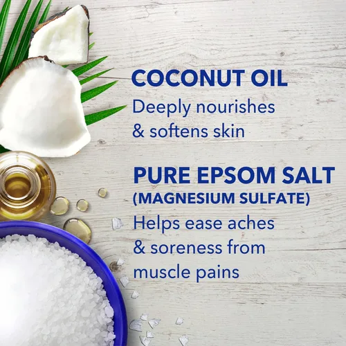 Miniatura 6 de Dr. Teal - Sal pura de Epsom remojada, nutre y protege con aceite de coco, 3 libras (el embalaje puede variar)