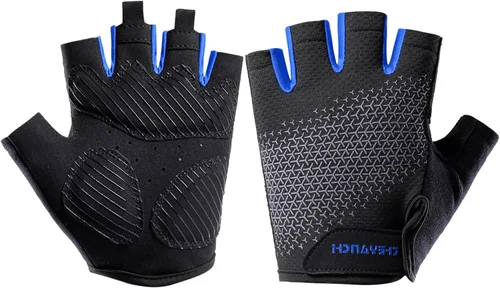 Miniatura 9 de SUJAYU Guantes de entrenamiento sin dedos para hombres y mujeres guantes de bicicleta para hombres accesorios de bicicleta de ciclismo, guantes
